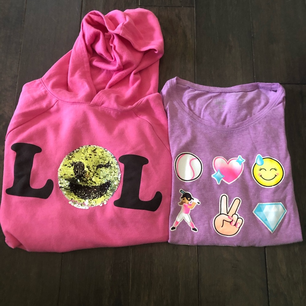 Bundle of 2 Girls Justice Shirts